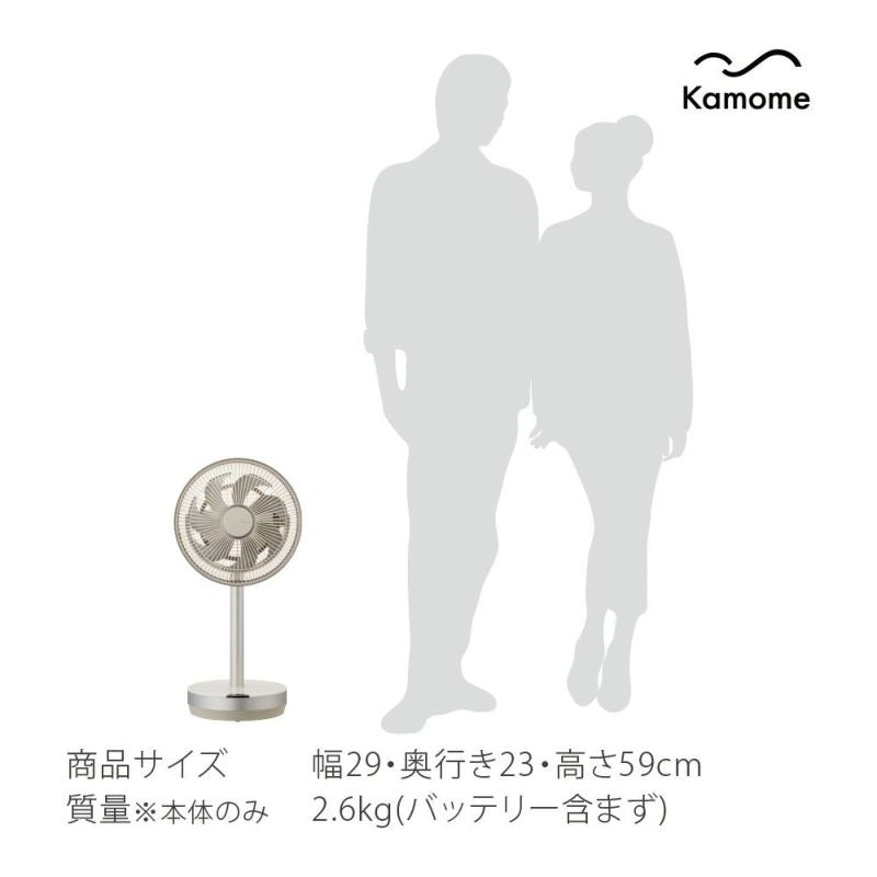 カモメファン+C MOVE mmis限定 コードレスになる電池パック「GENKI PACK」付き