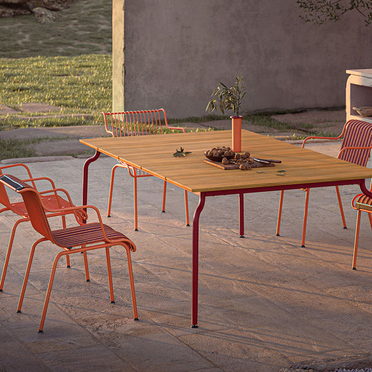 MAGIS マジス SOUTH TABLE TEAK サウス テーブル チーク W200×D120×H75cm(チーク天板) アウトドアファニチャー【イタリア取寄せ】