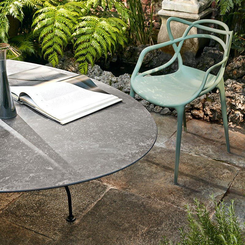正規代理店 Kartell カルテル Glossy Outdoor Oval192 グロッシーアウトドアオーバル ガーデンテーブル K5573