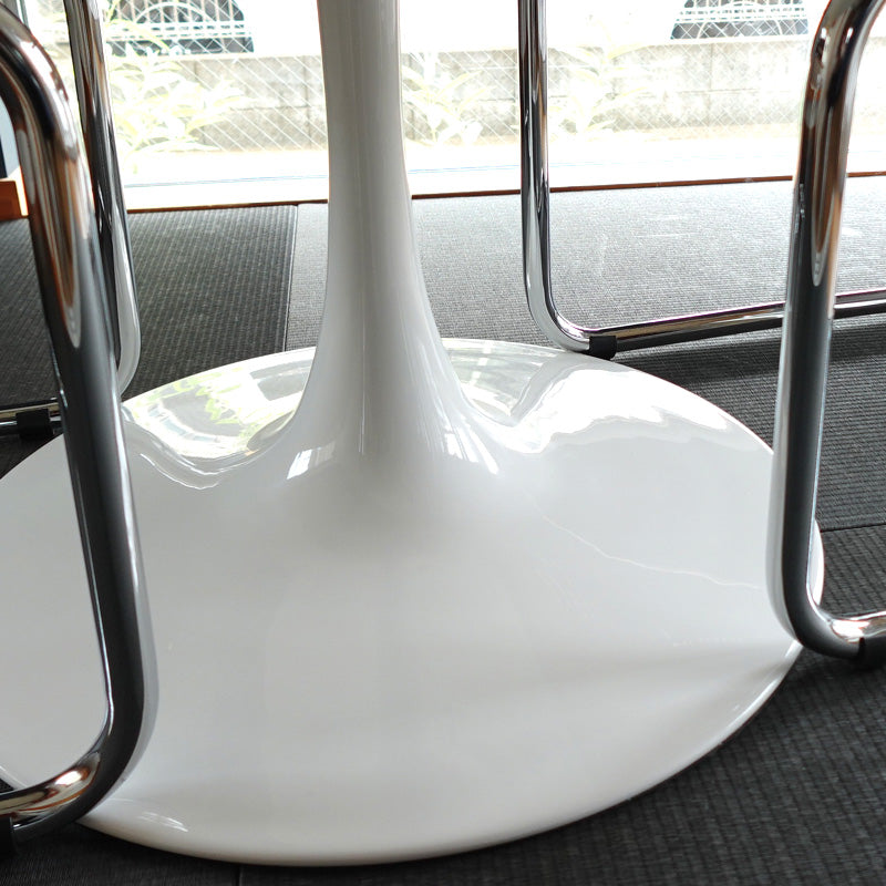 イタリアオーダー Eero Saarinen / エーロ・サーリネン ラウンドテーブル φ1200mm 木製ラミネート(ホワイト)