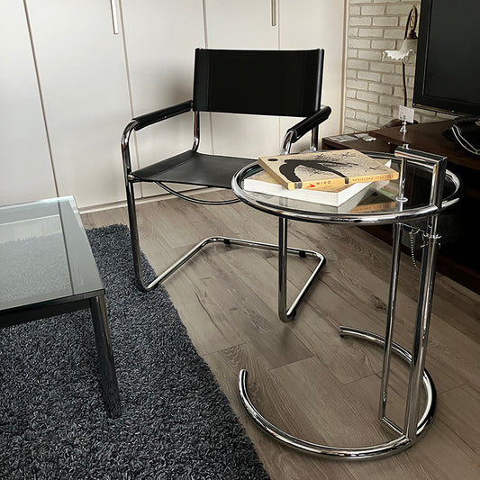 <国内在庫> キャンティレバー 07 CUOIO01 カラー ブラック Mart Stam