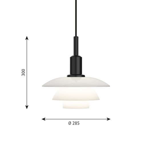 Louis Poulsen PH 3/3(乳白ガラス)【お取り寄せ商品】