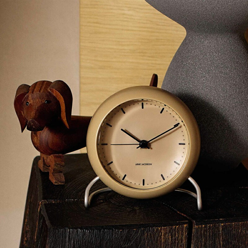 ARNE JACOBSEN TableClock CITY HALL テーブルクロック シティーホール 目覚まし時計 置時計