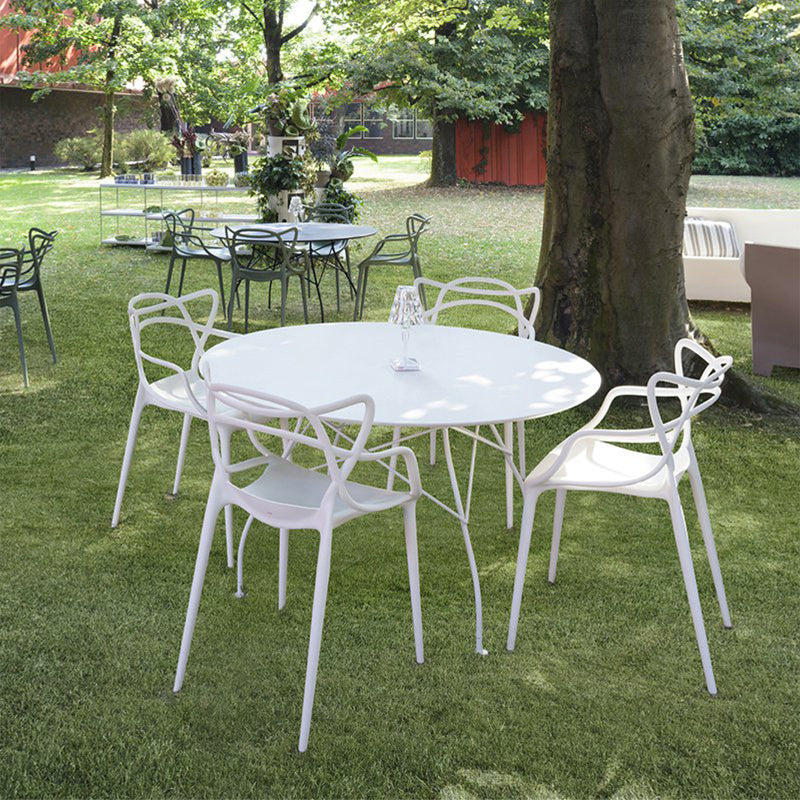 正規代理店 Kartell カルテル Glossy Outdoor R128 グロッシーアウトドアラウンド ガーデンテーブル K5578