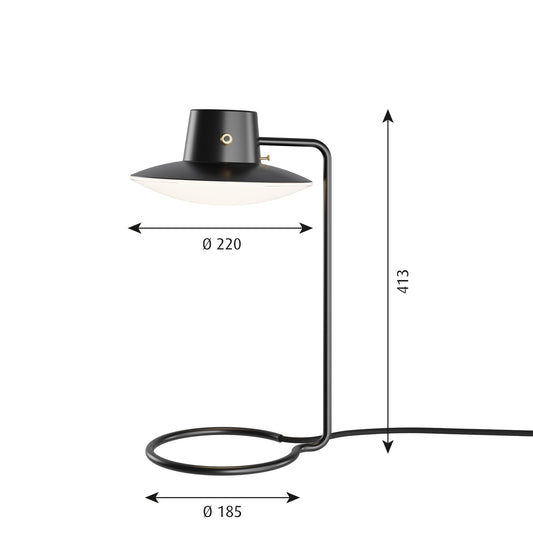 Louis Poulsen AJ オックスフォード テーブル ランプ (410mm メタルシェードタイプ)【お取り寄せ商品】