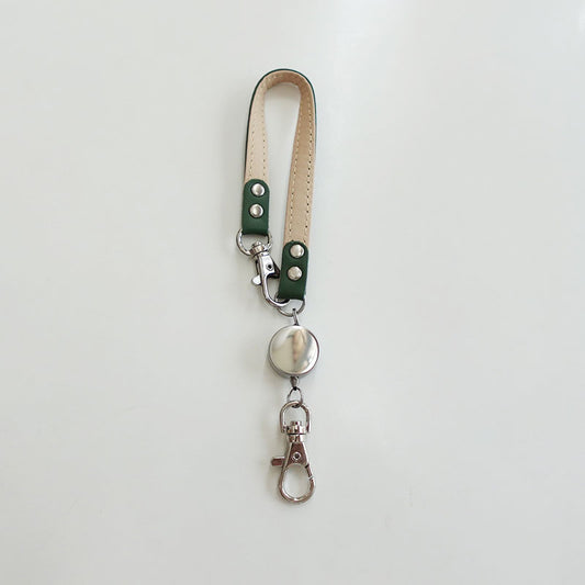 【展示品 30%OFF】 スリップオン ノワール リールマルチストラップ GRN NSL-1802 本革