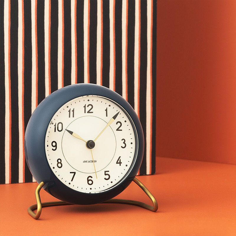 ARNE JACOBSEN TableClock STATION COLOR テーブルクロック ステーション カラー 目覚まし時計 置時計