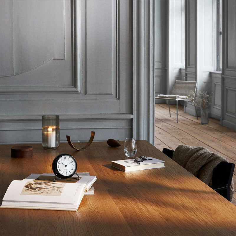 ARNE JACOBSEN TableClock STATION BLACK テーブルクロック ステーション ブラック 目覚まし時計 置時計