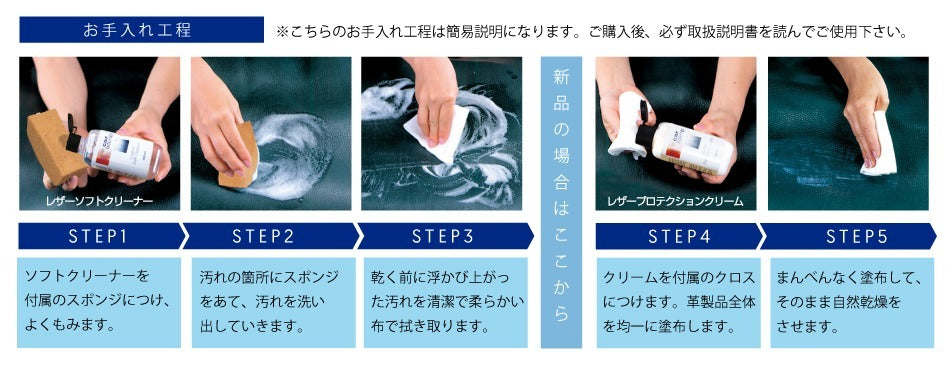 レザーカーインテリアケアキット