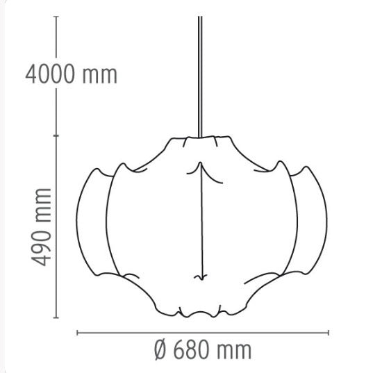 FLOS (フロス) ペンダントランプ Viscontea (ヴィスコンテア) アキッレ・カスティリオーニ FLOS正規品