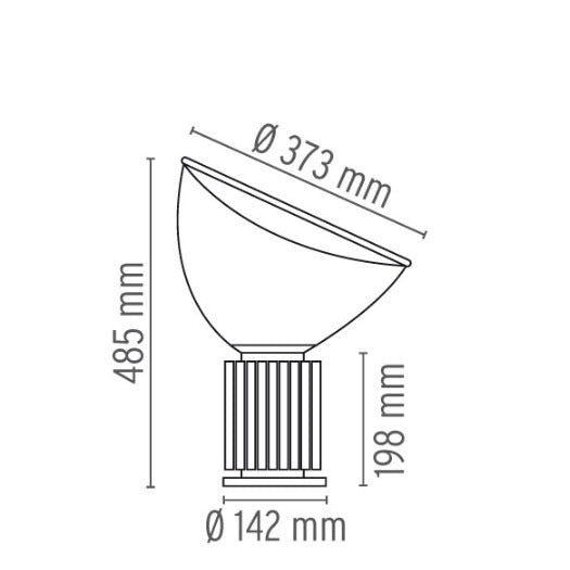 FLOS フロス テーブルランプ 【Taccia small タッチアスモール】 アキッレ・カスティリオーニ