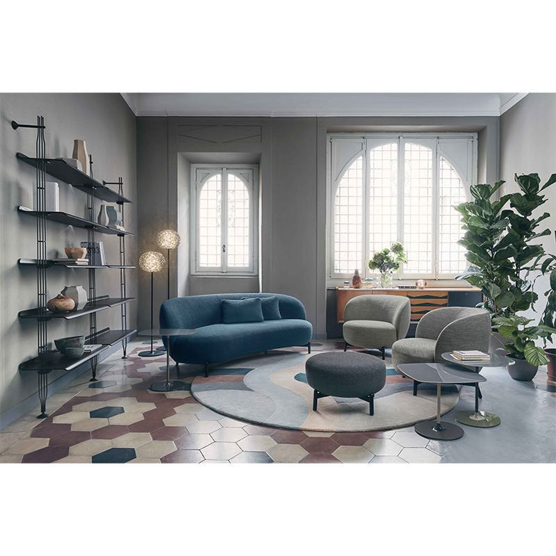 正規代理店 Kartell カルテル サイドテーブル Thierry ティエリー50L K4040 ガラストップ ソファテーブル
