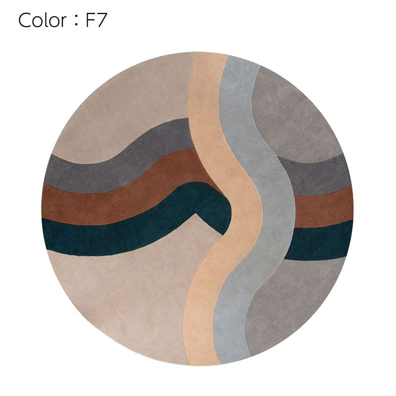 正規代理店 Kartell カルテル Rug ラグ K2355 F6 F7 ヒマラヤンラグ ウール ルナムシリーズ φ250 mmis 新生活 インテリア