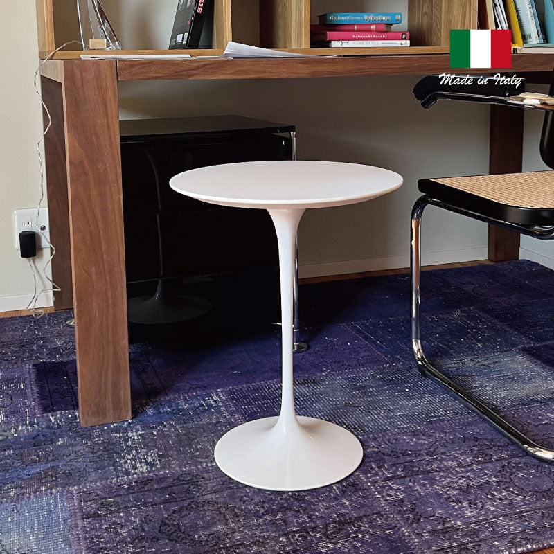 10/2〜28レザーケアキットプレゼント 【国内在庫】Eero Saarinen / エーロ・サーリネン サイドテーブル 木製ラミネート(ホワイト)