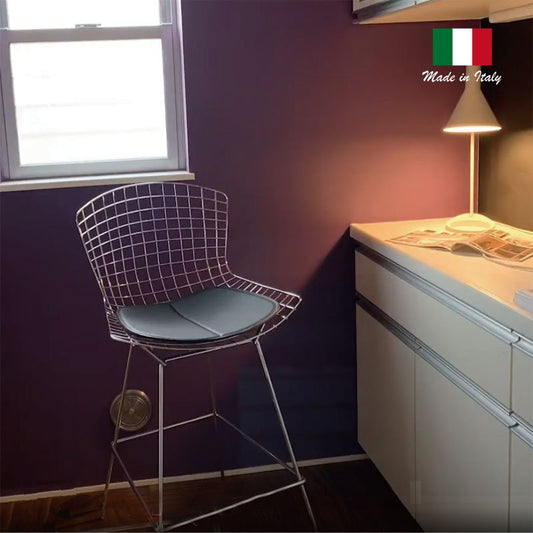 Harry Bertoia / ハリー・ベルトイア Bertoia Chair ベルトイアチェア 座面:革Cグレード 9024ブラック