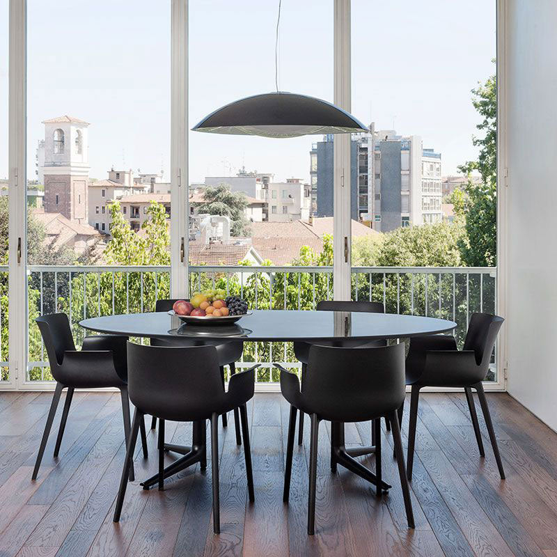 正規代理店 Kartell カルテル ダイニングテーブル Multiplo XL Oval ムルティプロ オーバル K4084 K4085