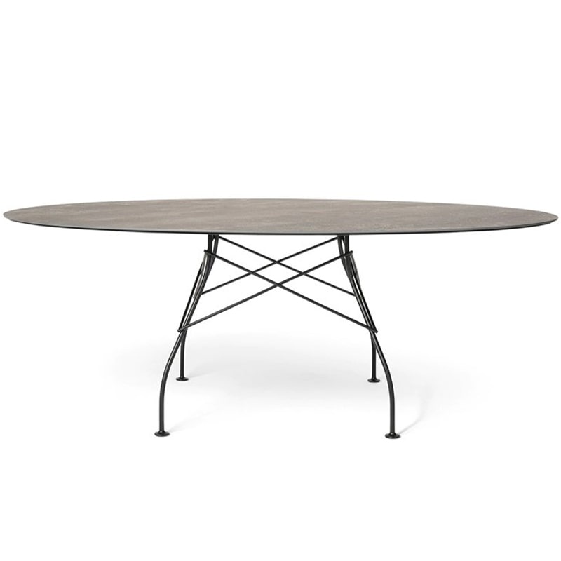 正規代理店 Kartell カルテル Glossy Outdoor Oval192 グロッシーアウトドアオーバル ガーデンテーブル K5573