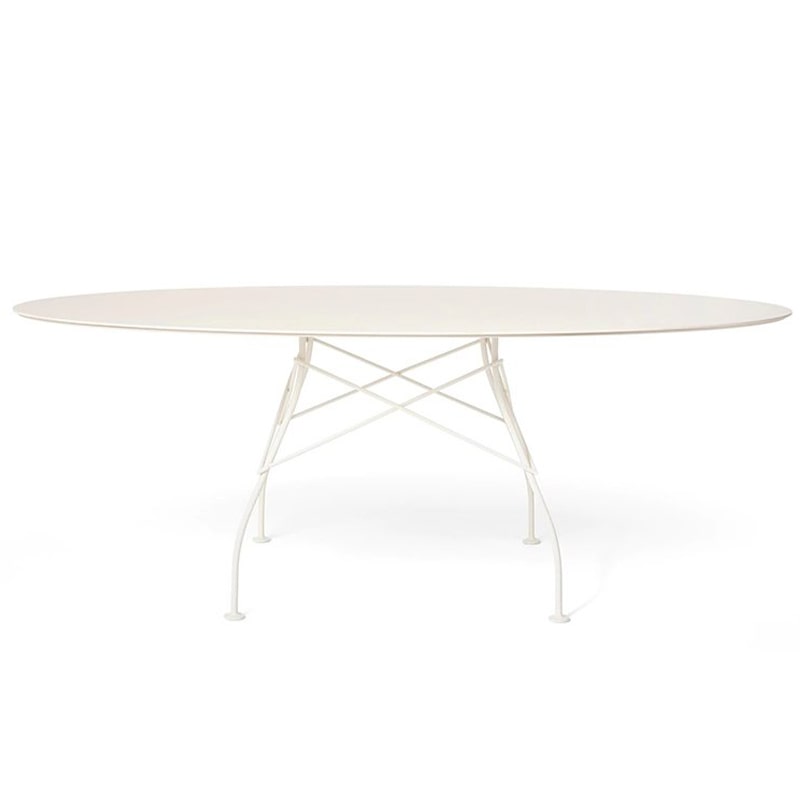 正規代理店 Kartell カルテル Glossy Outdoor Oval192 グロッシーアウトドアオーバル ガーデンテーブル K5573