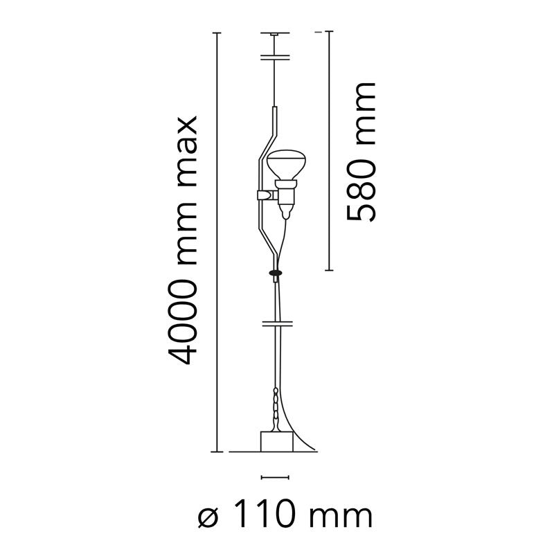 FLOS (フロス) ペンダントライト PARENTESI (パレンテシ) アキッレ・カスティリオーニ FLOS正規品