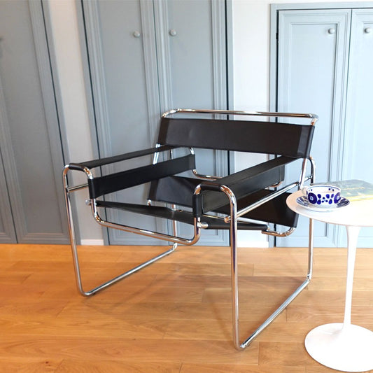 <国内在庫> Marcel Breuer / マルセル・ブロイヤー Wassily Chair ワシリーチェア ブラック クロムメッキ