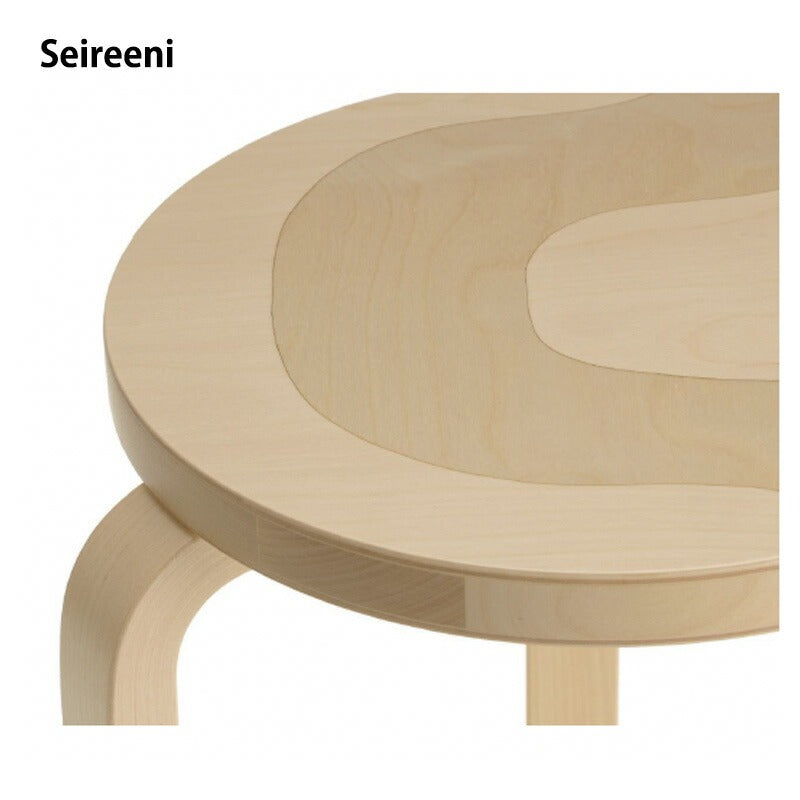 10/15発売 artek+marimekko STOOL60 バーチ材 3本脚 Seireeni Kivet Lokki アルヴァ・アアルト Alvar Aalto マイヤ・イソラ Maija Isola