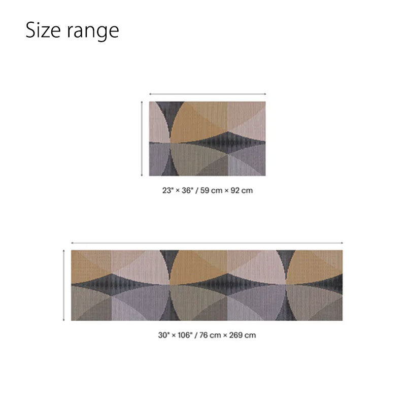 9月上旬入荷予定 フロアマット チルウィッチ Canopy 76×269cm Honey chilewich
