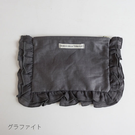 BORGO DELLE TOVAGLIE フリルポーチ OLLI