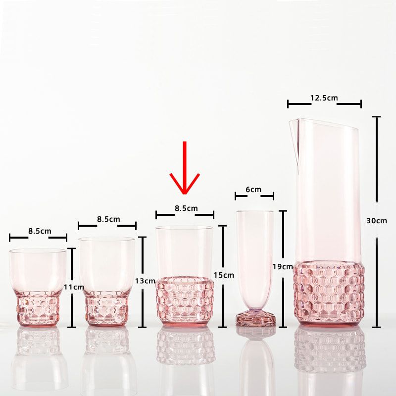 正規代理店 Kartell カルテル JelliesFamily ジェリーズウォーターグラス K1492