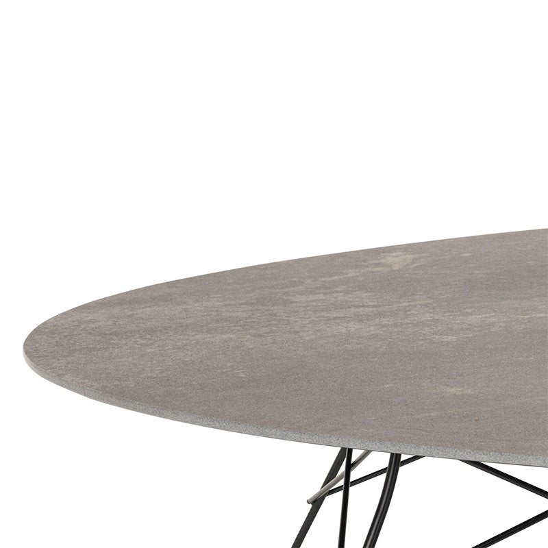 正規代理店 Kartell カルテル Glossy Outdoor Oval192 グロッシーアウトドアオーバル ガーデンテーブル K5573