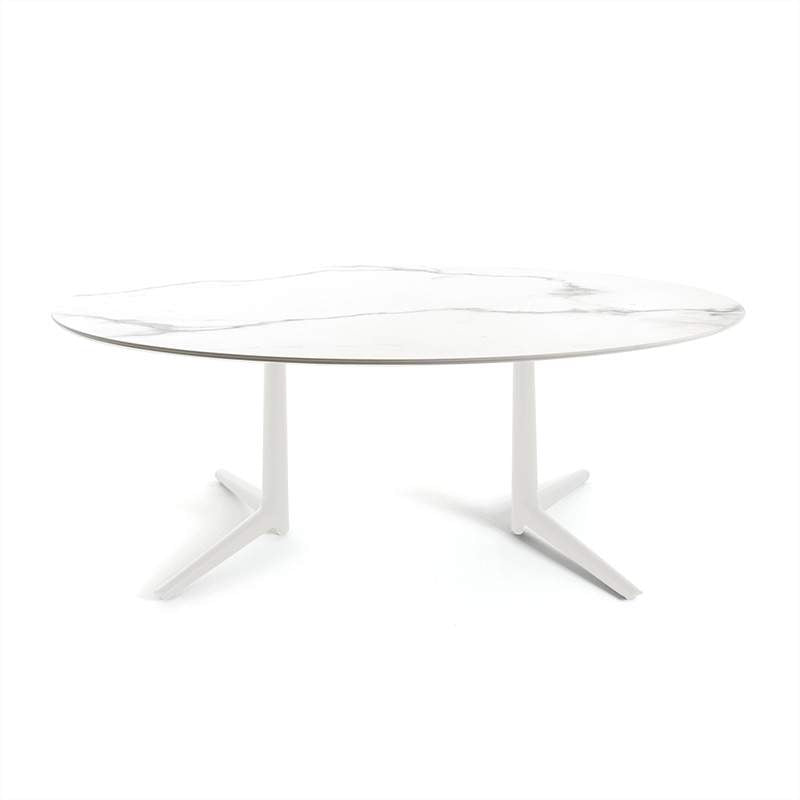 正規代理店 Kartell カルテル ダイニングテーブル Multiplo XL Oval ムルティプロ オーバル K4084 K4085