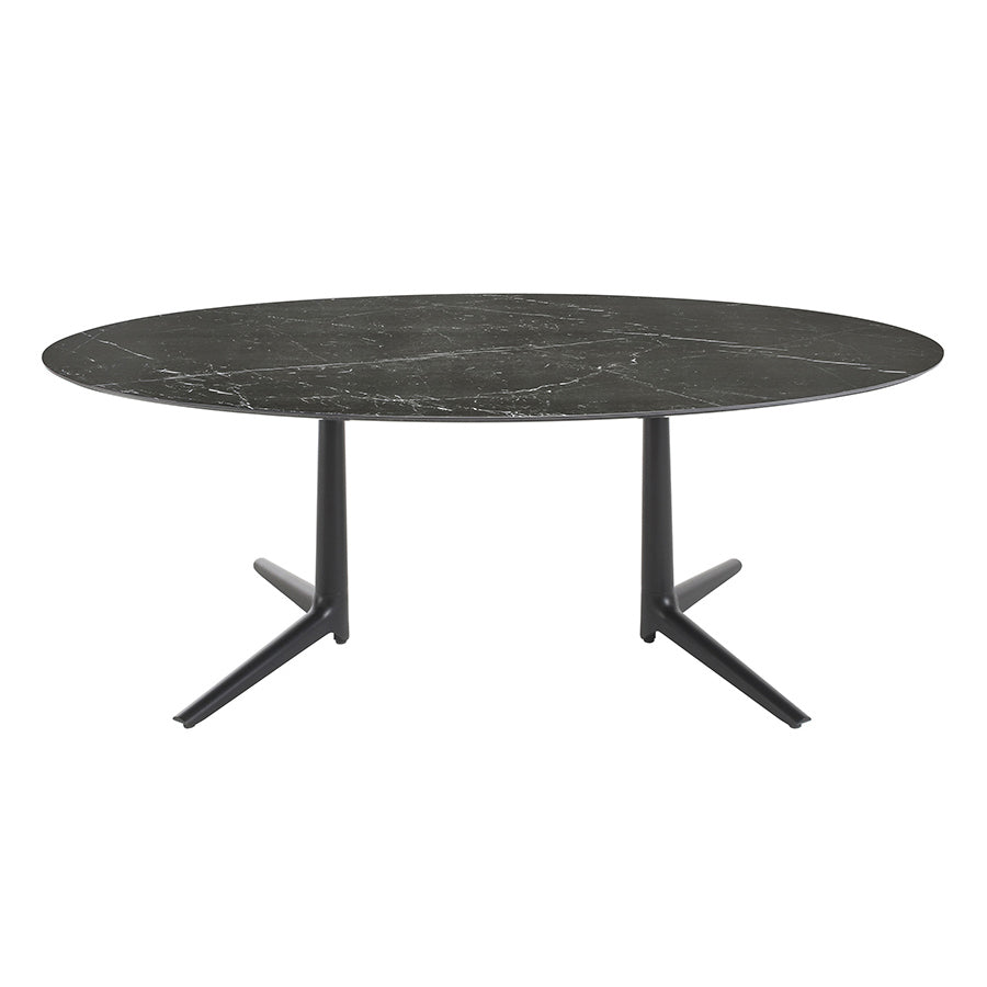 正規代理店 Kartell カルテル ダイニングテーブル Multiplo XL Oval ムルティプロ オーバル K4084 K4085