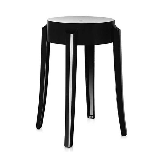 【展示品 30%OFF】正規代理店 Kartell カルテル スツール CHARLES GHOST チャールズゴーストロー ブラック K4897