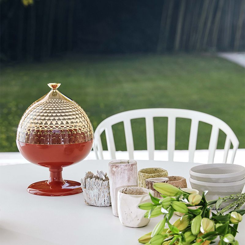 正規代理店 Kartell カルテル コンテナ 収納 お菓子入れ Pumo プーモ K1551 ファビオ・ノヴェンブレ テーブルコンテナ