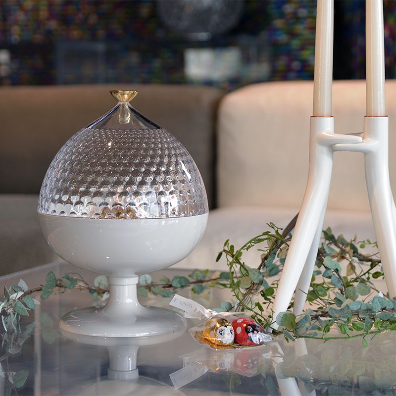 正規代理店 Kartell カルテル コンテナ 収納 お菓子入れ Pumo プーモ K1551 ファビオ・ノヴェンブレ テーブルコンテナ