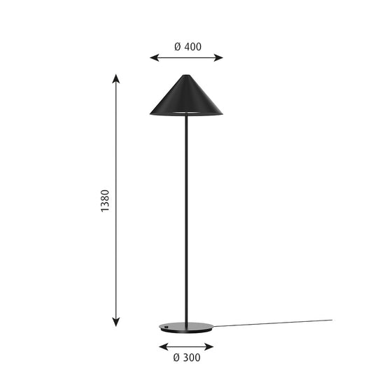 Louis Poulsen カイレンフロア (ブラック)【お取り寄せ商品】