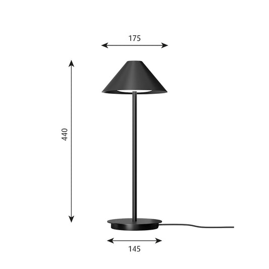 Louis Poulsen カイレンテーブル (ブラック)【お取り寄せ商品】