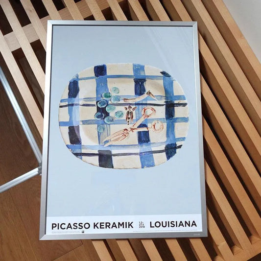 LOUISIANA Still-life with a Bunch of Grapes and Scissors / MOEBE ピカソ ポスター フレーム セットA3