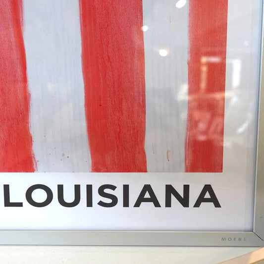 LOUISIANA The End (red stripes) / MOEBE ラグナル キアルタンソン ポスター フレーム セットA2
