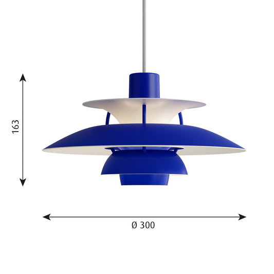 Louis Poulsen PH 5 ミニ (モノクロームブルー)【お取り寄せ商品】