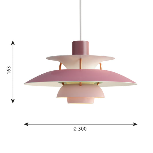 Louis Poulsen PH 5 ミニ (ローズグラデーション)【お取り寄せ商品】