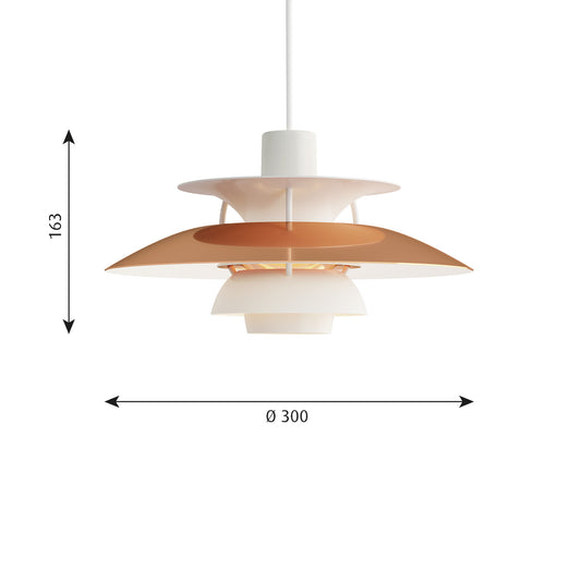 Louis Poulsen PH 5 ミニ カッパー(銅)【お取り寄せ商品】