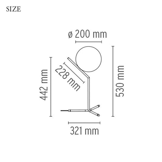 FLOS フロス IC Lights T1 HIGH Black