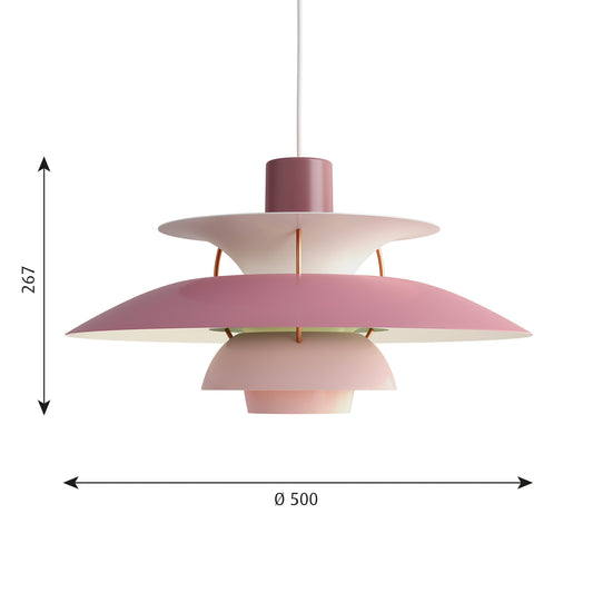 Louis Poulsen PH 5 (ローズグラデーション)【お取り寄せ商品】