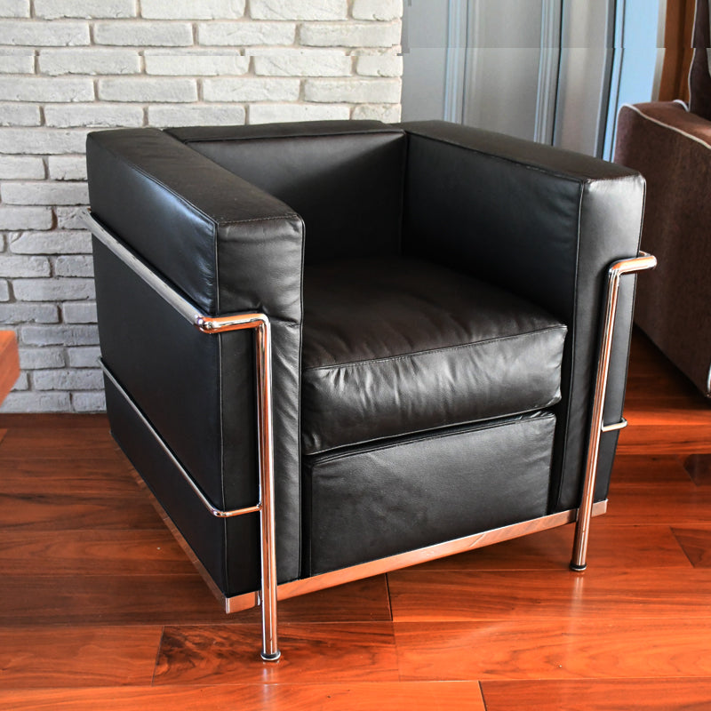 <イタリアオーダー> Le Corbusier/ ル・コルビジェ LC2 1人掛けソファ (革Cグレード)