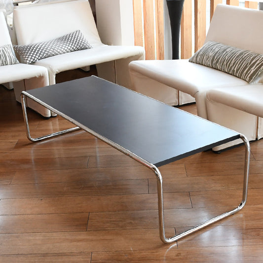 イタリア直輸入 即納 Marcel Breuer / マルセル・ブロイヤー ブロイヤー テーブル(大) ラッチオテーブル ブラック チューブラー スチール バウハウス ローテーブル デザイナーズ