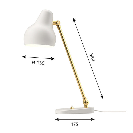 Louis Poulsen VL38 テーブル (ホワイト)【お取り寄せ商品】