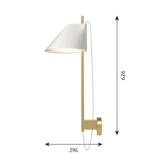 Louis Poulsen Yuh ウォール (真鍮 ホワイト)【お取り寄せ商品】