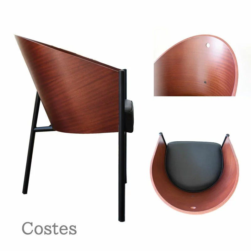 <イタリアオーダー> Philippe Starck / フィリップ・スタルク コステス マホガニー色 (シート革Cグレード)