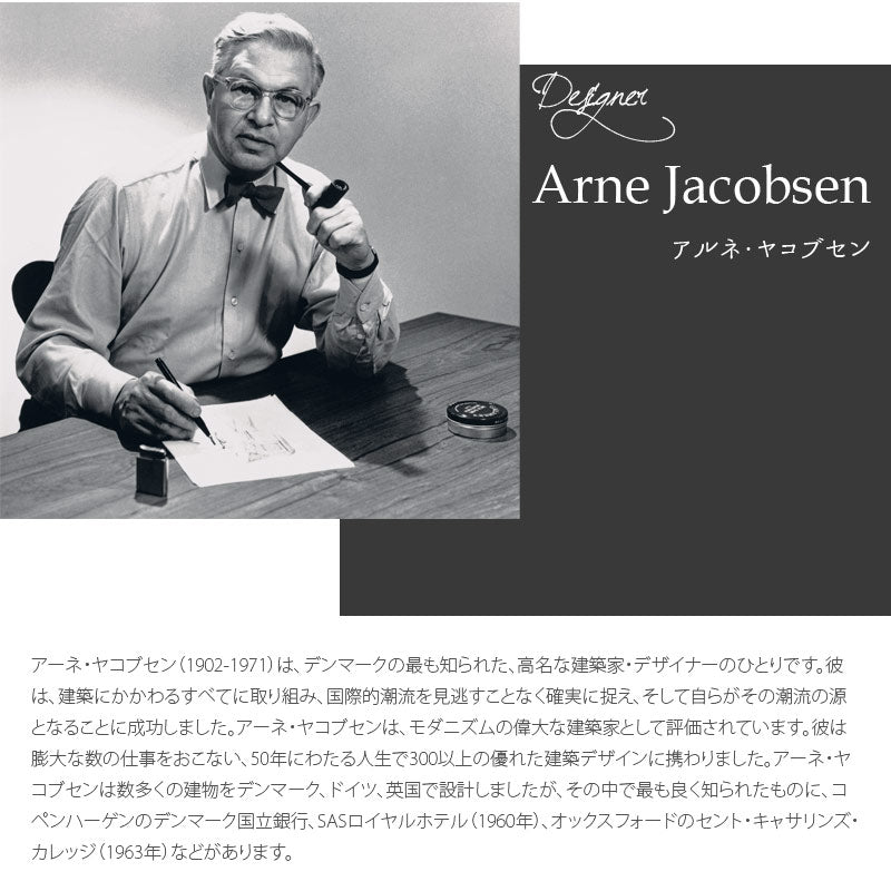 Louis Poulsen AJ テーブルミニ (ブラック)【お取り寄せ商品】