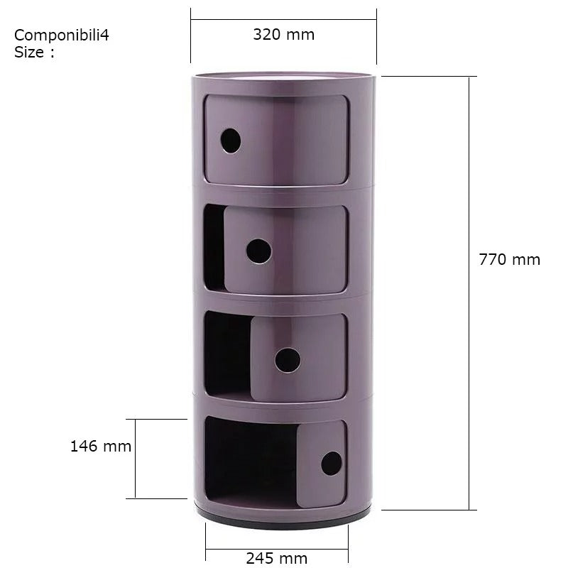 正規代理店 Kartell カルテル Componibili4 コンポニビリ4 K4985 収納